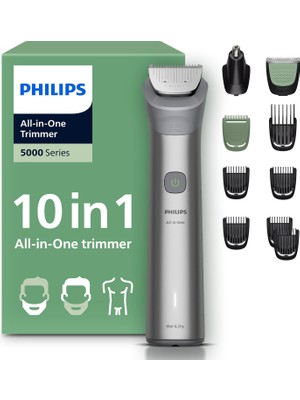 PHILIPS MG5922/15 Erkek Bakım Seti 10'u 1 Arada Saç & Sakal & Vücut Şekillendirici
