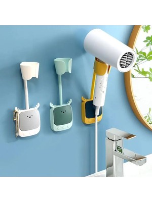 Store Mania Geyik Figürlü Fön Makinesi Askı Aparatı  STRMIA-RSTTT34