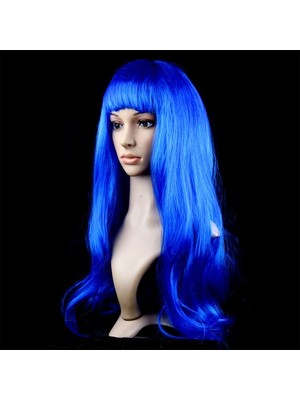 Store Mania Mavi Renk Uzun Parti Peruğu STRMIA-RSTTT34