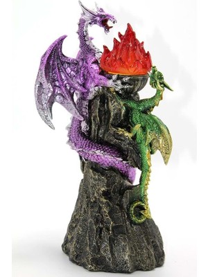 Erseyy Polyester Dragon Tasarımlı LED Dekoratif Hediyelik