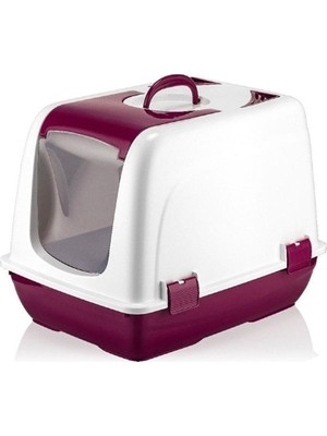 Store Mania Mikopet Kapalı Küçük Kedi Tuvaleti  STRMIA-RSTTT34