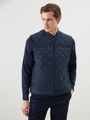 Lc Waikiki Yeni Sezon Standart Kalıp Kolej Yaka Erkek Şişme Yelek