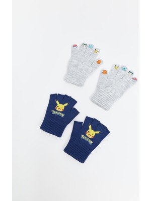 Lc Waikiki Yeni Sezon Pokemon Baskılı Erkek Çocuk Eldiven 2'li