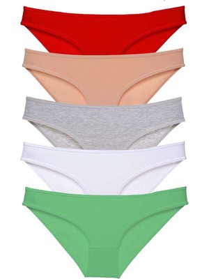 Beruflic 5 Adet Süper Eko Set Likralı Kadın Slip Külot 524