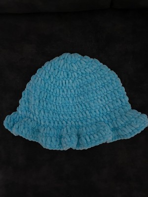 Bere Elemeği Örgü Kadife Bere