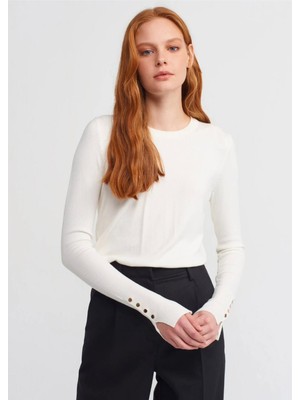 Dilvin Kol Manşeti Droplu Basic Kazak