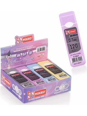 Mikro 1260P Versatil Kalem Ucu 120 Li 0.7mm 12 Tüp