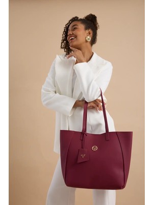 Garbalia Sofia Mıknatıs Kapamalı Geniş Fermuar Bölmeli Orta Boy Kadın Omuz Kol Çantası