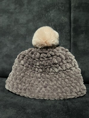 Bere Elemeği Örgü Kadife Bere