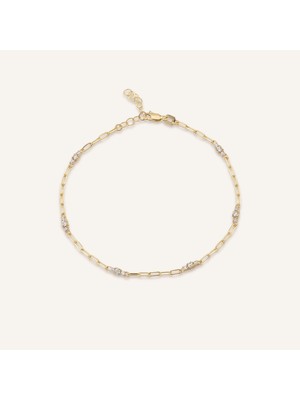 Aja Passion Çok Taşlı Altın Bileklik