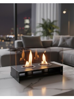 Reyo Stove Kuvars Masaüstü Bioethanol Şömine