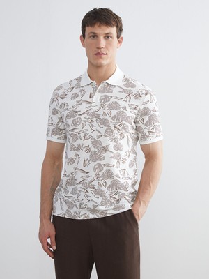 Lc Waikiki Yeni Sezon Polo Yaka Desenli Pike Erkek Tişört