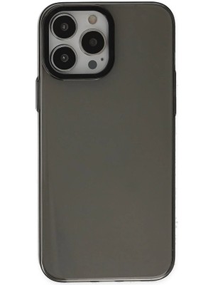 iPhone 13 Pro Max Kılıf Anka Pc Sert Metal Kapak - SIYAH-(5796) - EMTHBA1078-8070