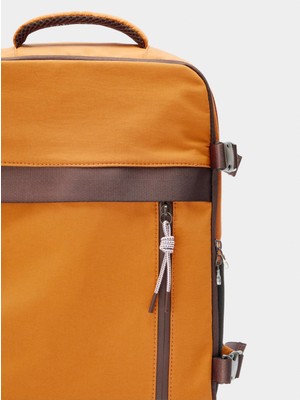 Parfois Teknik Kumaş Kabin Boy Sırt Çantası