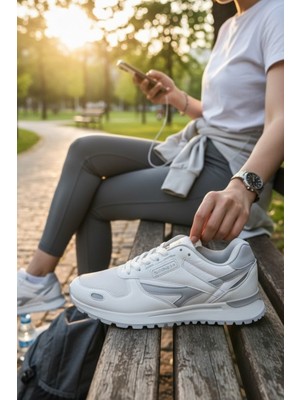 Enoch Erkek Spor Ayakkabı Dişli Tabanlı Retro Sneaker Kaymaz Taban Yürüyüş Modeli