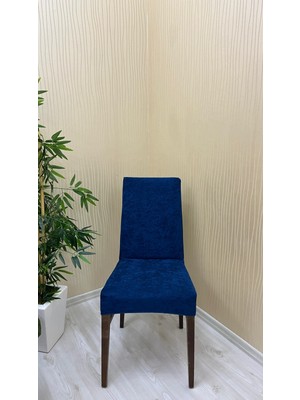 Baby Face Kumaş Lastikli Kaymaz Esnek Sandalye Koruyucu Örtü - Petrol - Iki Adet