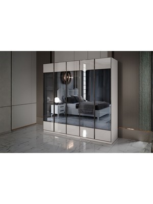Doressa Modd 5 Kapılı Gardırop