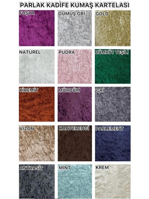 Parlak Kadife Kumaş Standart Işıltılı Lüks Sandalye Koruyucu Örtüsü - Gold - Dört Adet