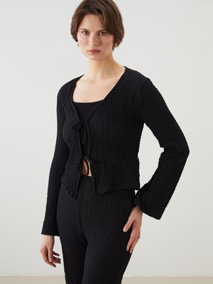 Lc Waikiki Yeni Sezon V Yaka Dokulu Kadın Hırka