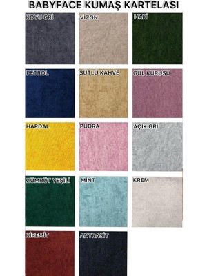 Baby Face Kumaş Lastikli Kaymaz Esnek Sandalye Koruyucu Örtü - Zümrüt Yeşili - Altı Adet