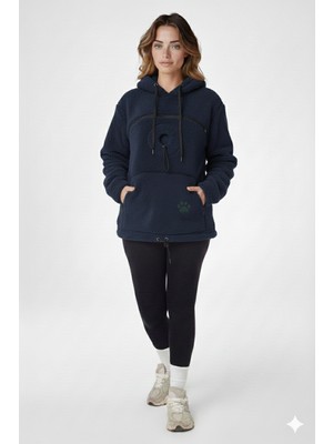 Kedi Köpek Taşıma Sweatshirtü -Evcil Hayvan Taşıma Sweatshirtü