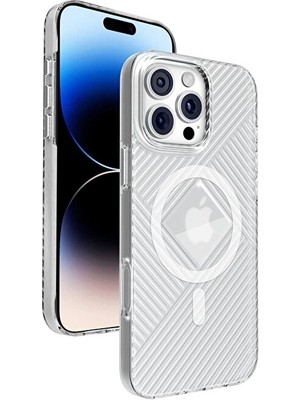 iPhone 16 Pro Stella Pc Sert Magsafe Kılıf - ŞEFFAF-(5796) - EMTHBA4054-4882