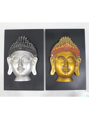 Getittir Duvara Asmalı Buda Büstü  6ALY190 - Lisinya