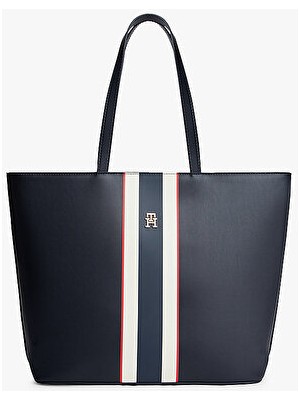 Tommy Hilfiger Kadın Th Latam Corporate Tote Çanta