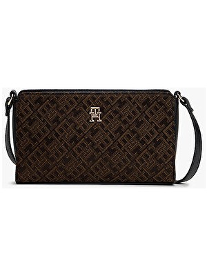 Tommy Hilfiger Kadın Th Latam Jacquard Omuz Çantası