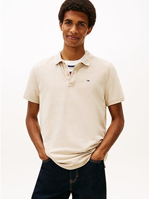 Tommy Hilfiger Erkek Tjm Placket Slim Fit  Polo Yaka T-Shirt