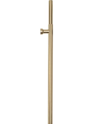 System 9726 Silindir Tırtıklı Çekme/sürgü Kapı Kolu Altın Rengi 65 cm (Iki Delik Arası Mesafe)