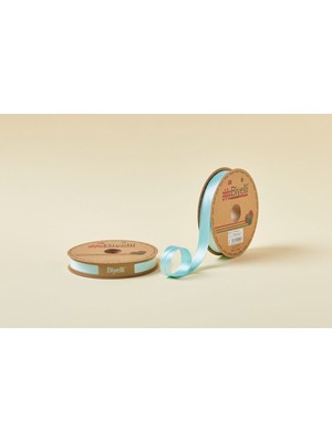 Buffer Biye Saten Katlı 010 Mint Yeşili 2 cm 25 Metre %100 Polyester