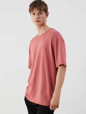 Lc Waikiki Yeni Sezon Bisiklet Yaka Penye Erkek Tişört