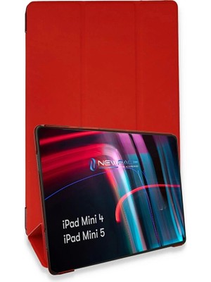 Butik iPad Mini 5 Kılıf Tablet Smart Kılıf - KIRMIZI-(5796) - NAJMADDIN5147-1284