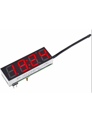OEM DS3231SN Dc 5V 12V 24V Dijital Kırmızı LED Saat Sıcaklık Termometre Gerilim Göstergesi