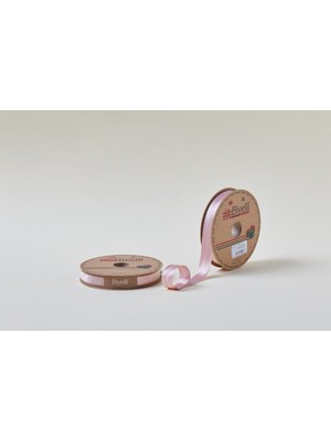 Buffer Biye Saten Katlı 087 Pudra 2 cm 25 Metre %100 Polyester