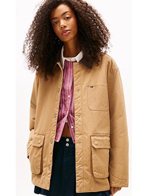 Tommy Hilfiger Kadın Tjw Twill Kadife Ceket