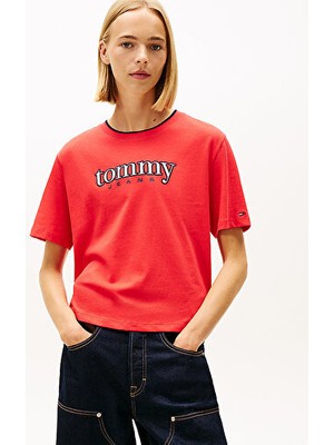 Tommy Hilfiger Kadın Tjw Boxy Fit Applique T-Shirt