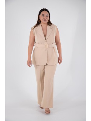 Roxxlen Büyük Beden Kadın Pantolon