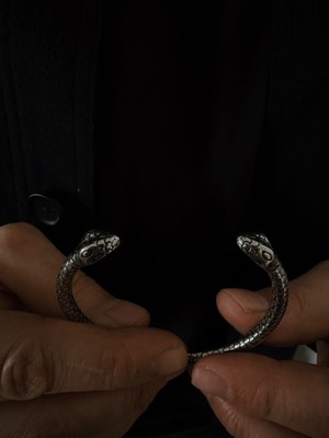 Tasarım Yılan Çelik Bileklik