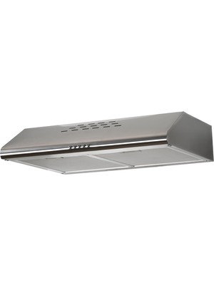 Exep Inox Klasik Aspiratör 280 m3/saat Maksimum Emiş Özellikli Duvar Tipi Şık Tasarım