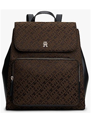 Tommy Hilfiger Kadın Th Latam Jacquard Sırt Çantası