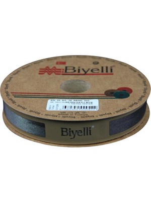 Buffer Biye Saten Katlı 043 Haki 2 cm 25 Metre %100 Polyester