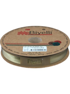 Buffer Biye Saten Katlı 044 Yağ Rengi 2 cm 25 Metre %100 Polyester
