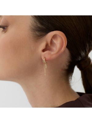 Aja Melora Küpe | 14 Ayar Altın