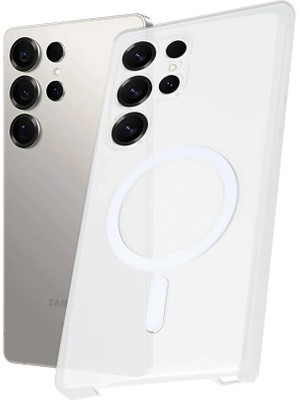 Genel Tedarik Samsung Galaxy S24 Ultra Kılıf Pc Zara Magsafe Şeffaf Kılıf - ŞEFFAF-(5796) - EMTHBA7005-5067