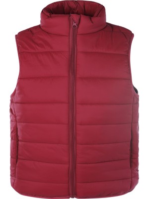 Civil Boys Ray Desenli Parlak 2-5 Yaş Yelek - Bordo 3-4 Yaş