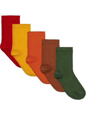 Civil Boys Basic 5'li 2-12 Yaş Erkek Soket Çorap - Standart 12-13 Yaş