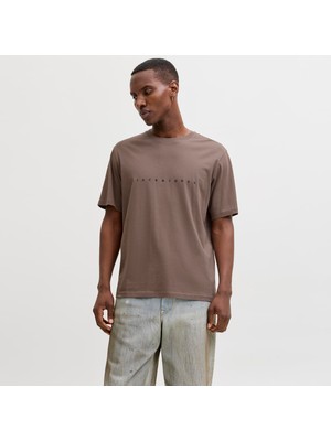 Jack & Jones Erkek Gögüs Logo Baskili Tisört - Star