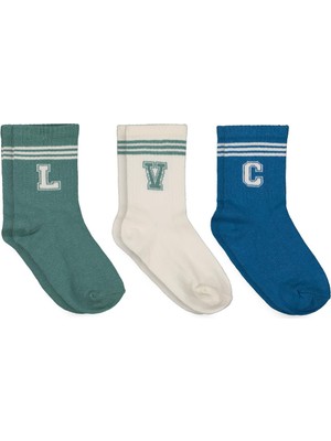 Civil Boys Cvl 3'lü 2-12 Yaş Erkek Soket Çorap - Standart 12-13 Yaş